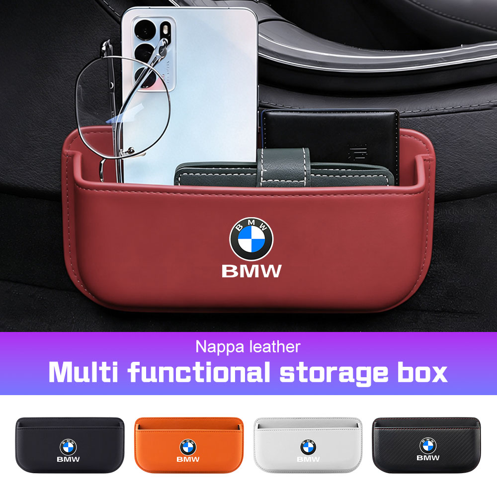 Tech Accessories Bag - Leather Car Side Pocket Organizer Bag