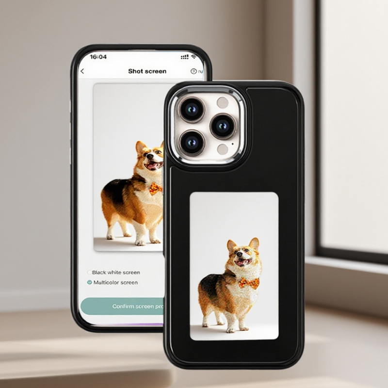 Tech Computer Accessories - DIY E-Ink Screen Phone Case NFC