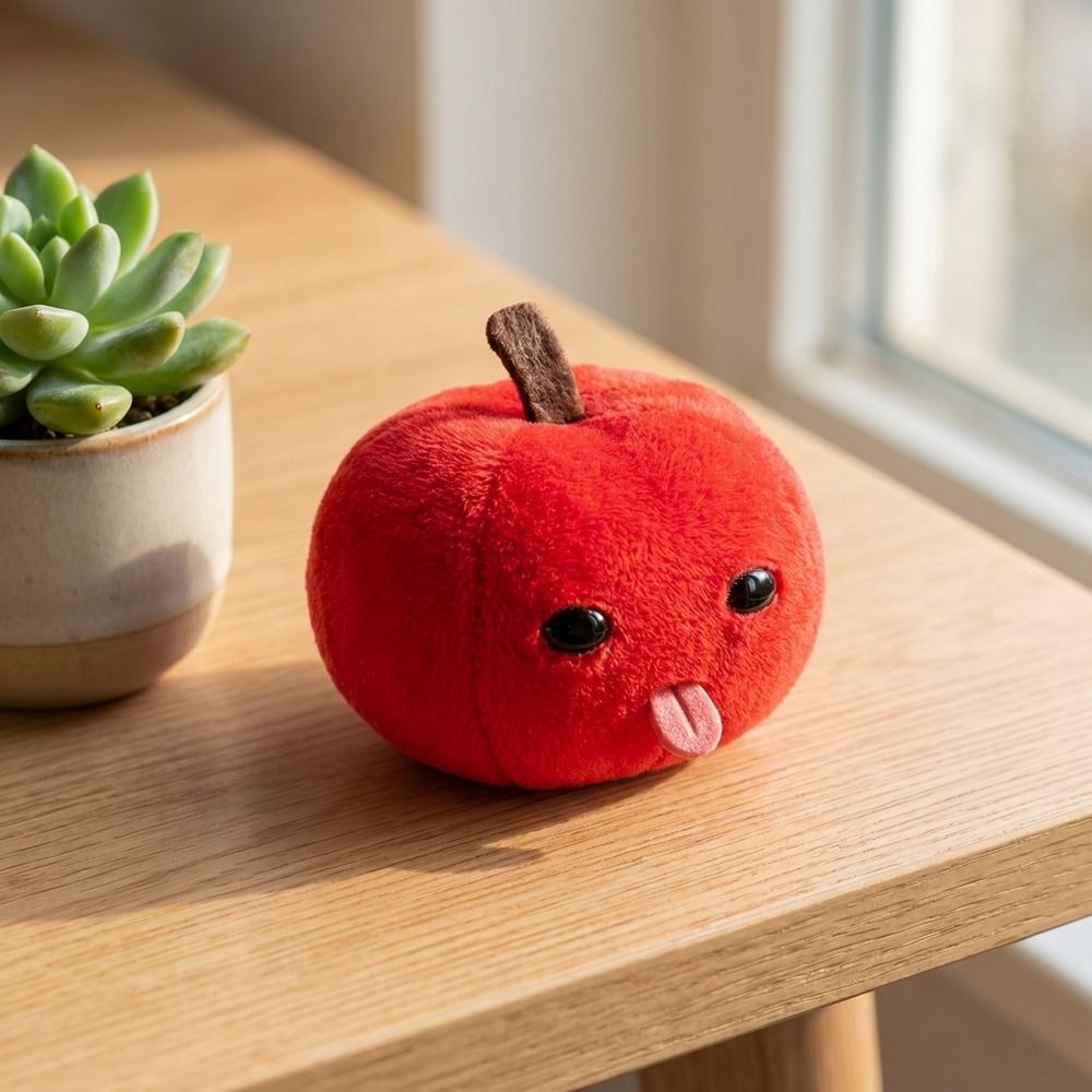 Tech Girl Accessories - Purse Charm Green Red Fruit Plush