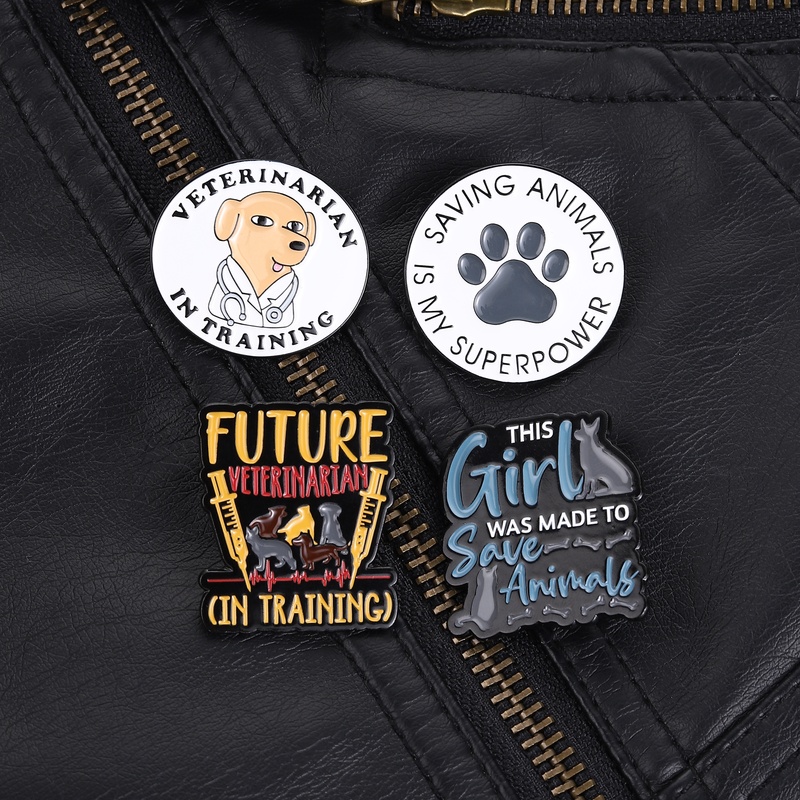 Tech Girl Accessories - Save Animals Superpower Pin This Girl