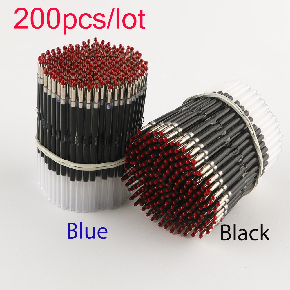 Tech Office Accessories - 200-2000Pcs/Lot Black/Blue Ink Ballpoint For Writing