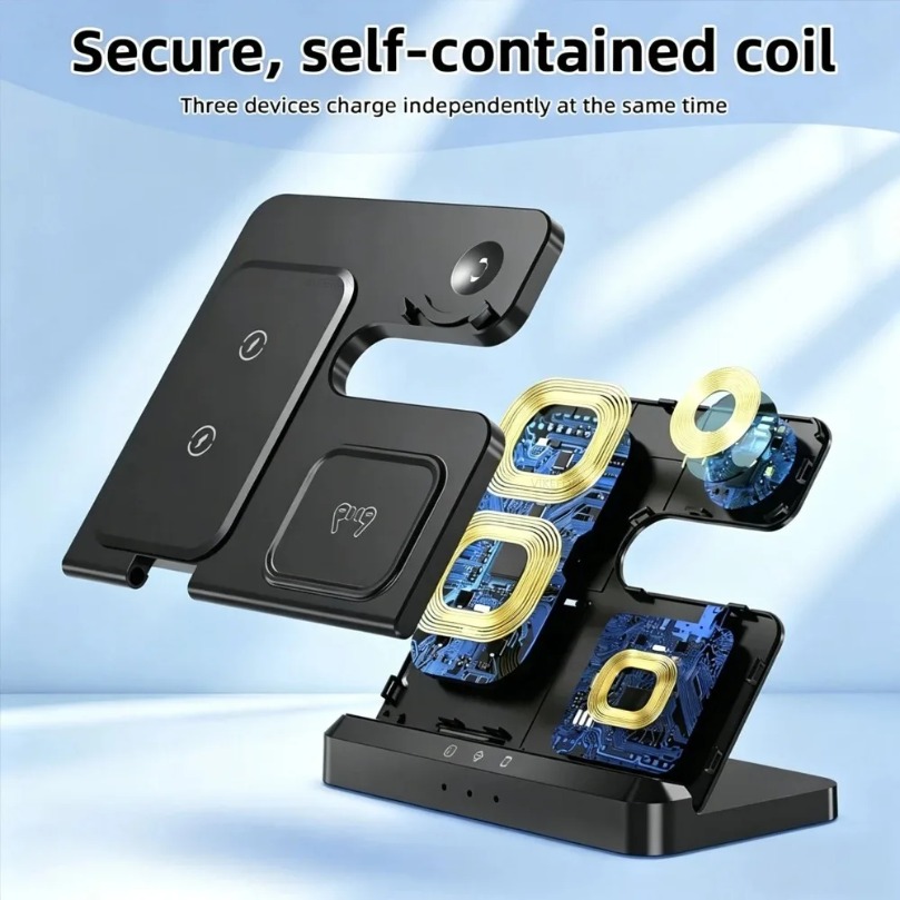 3 in 1 Fast Wireless Charger F - огляд і ціна Wireless Charger 3 In 1