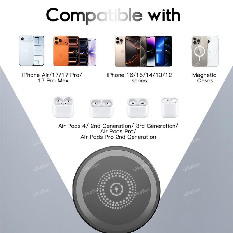 Magnetic 3 in 1 Wireless Charg - огляд і ціна Wireless Charger 3 In 1