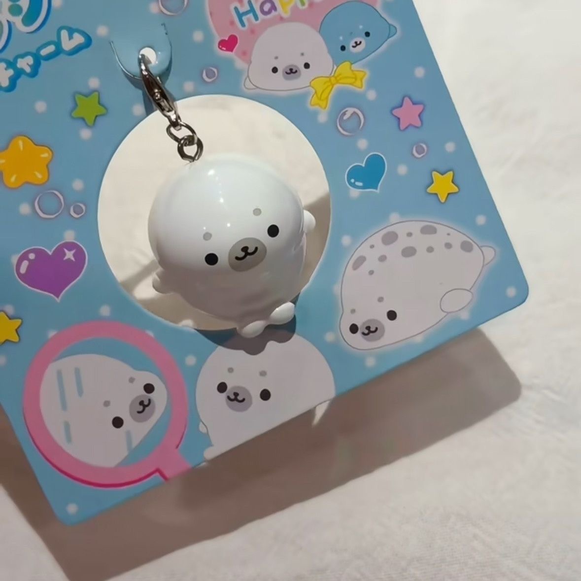 INS Cute 3D Seal Keychain Soli - огляд і ціна Tech Girl Accessories