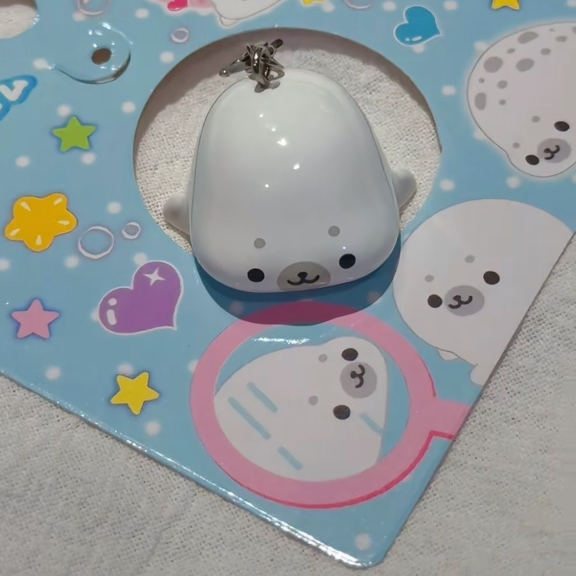 INS Cute 3D Seal Keychain Soli - огляд і ціна Tech Girl Accessories