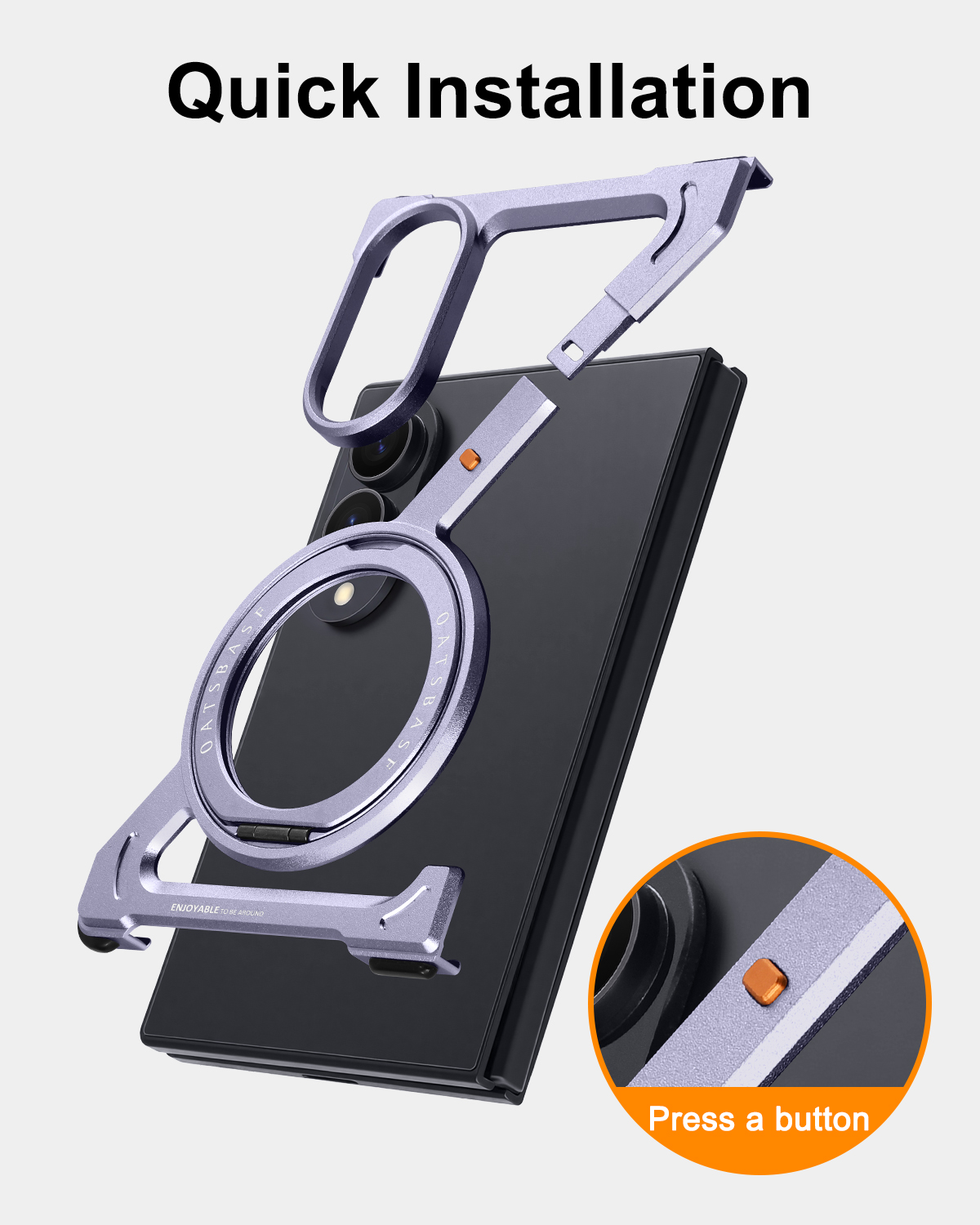 Eary for Samsung Galaxy Z Fold - огляд і ціна Phone Stand Aluminum