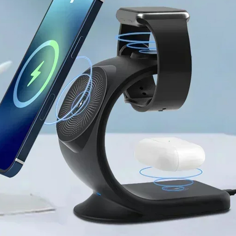 Magnetic Wireless Charger 3 in - огляд і ціна Wireless Charger 3 In 1