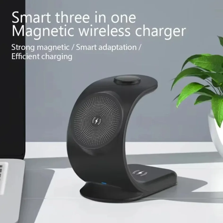Magnetic Wireless Charger 3 in - огляд і ціна Wireless Charger 3 In 1