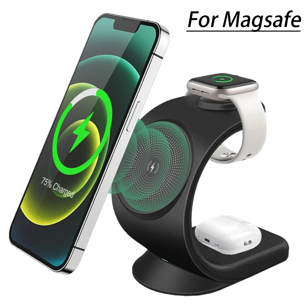 Magnetic Wireless Charger 3 in - огляд і ціна Wireless Charger 3 In 1