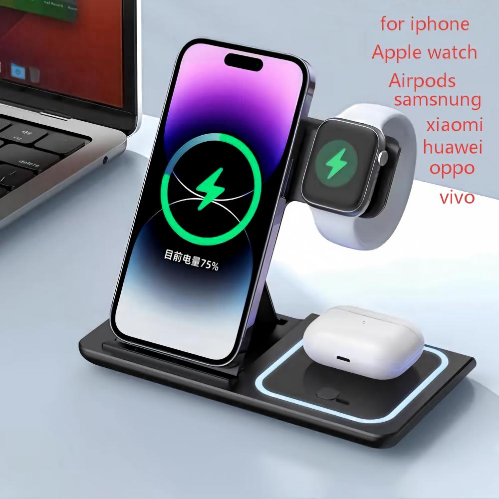 Wireless Charger Holder Stand  - огляд і ціна Wireless Charger 3 In 1