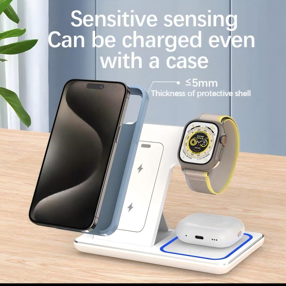 Wireless Charger Holder Stand  - огляд і ціна Wireless Charger 3 In 1