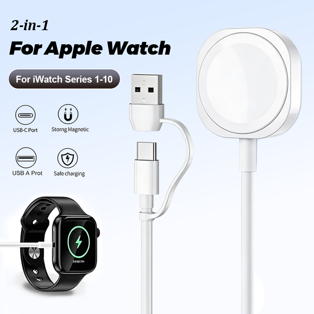 2 in 1 Magnetic Wireless USB A - огляд і ціна Wireless Charger 3 In 1