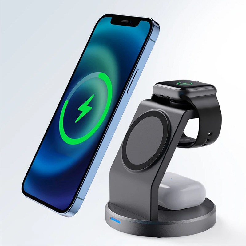 3 In 1 Wireless Charger Stand  - огляд і ціна Wireless Charger 3 In 1
