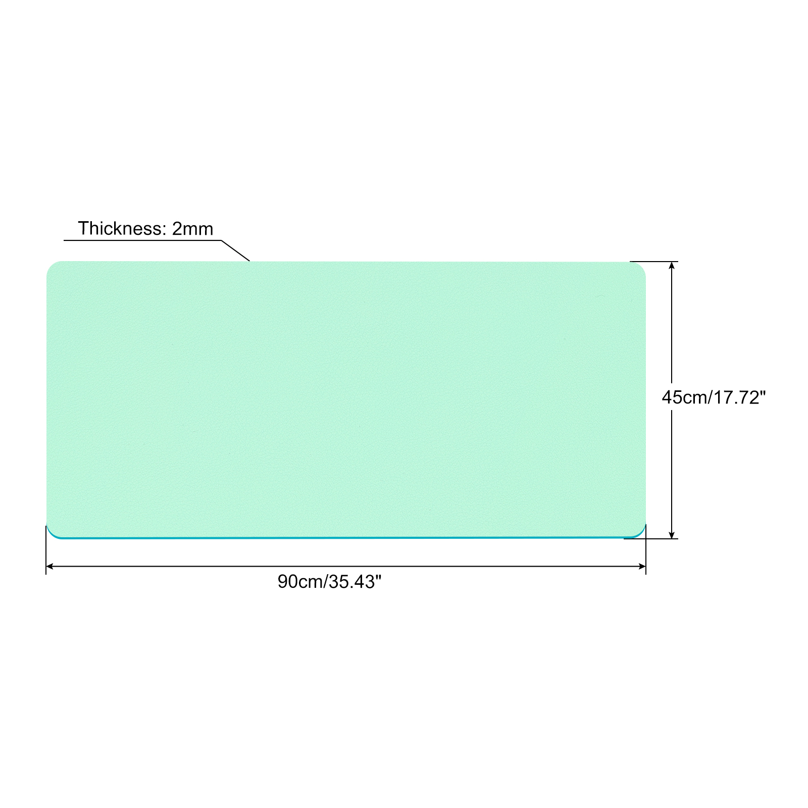 Office Desk Mat Protector PU L - огляд і ціна Tech Accessories For Desk