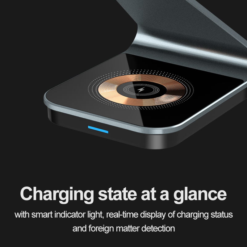 3 in 1 Transparent Magnetic Wi - огляд і ціна Wireless Charger 3 In 1