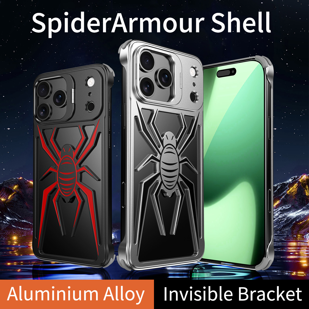 Luxury Spider Armor Metal phon - огляд і ціна Phone Stand Aluminum