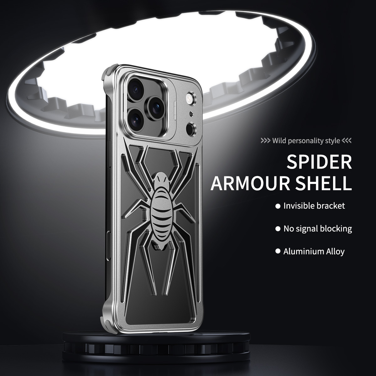 Luxury Spider Armor Metal phon - огляд і ціна Phone Stand Aluminum