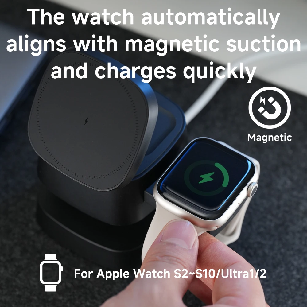 Magnetic 3 in 1 Wireless Charg - огляд і ціна Wireless Charger 3 In 1
