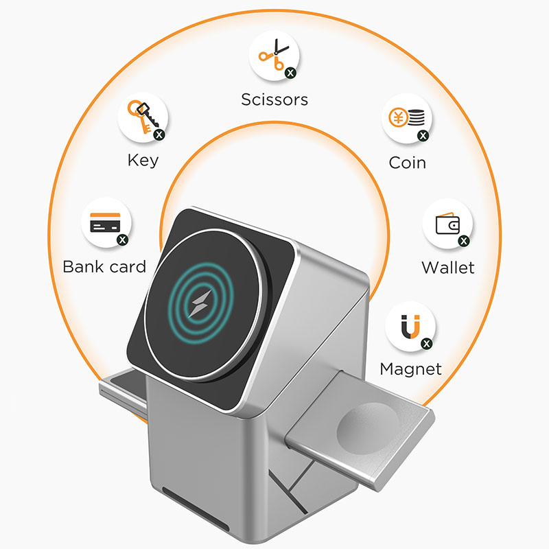 15W Touch Rotating Magnetic Mu - огляд і ціна Wireless Charger 3 In 1