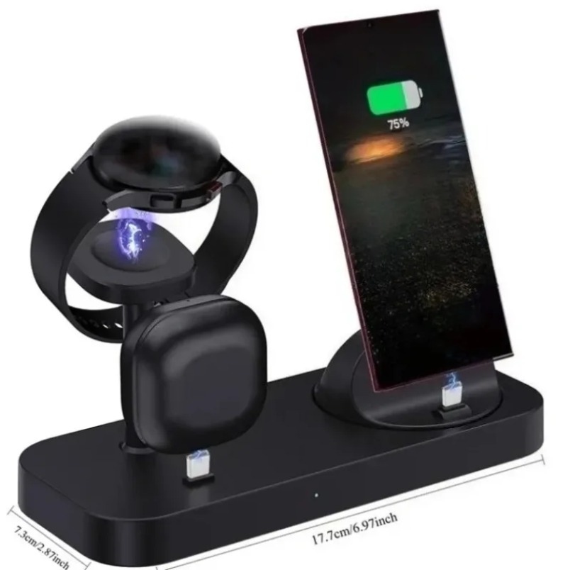 3 in 1 Wireless Charger Dual C - огляд і ціна Wireless Charger 3 In 1