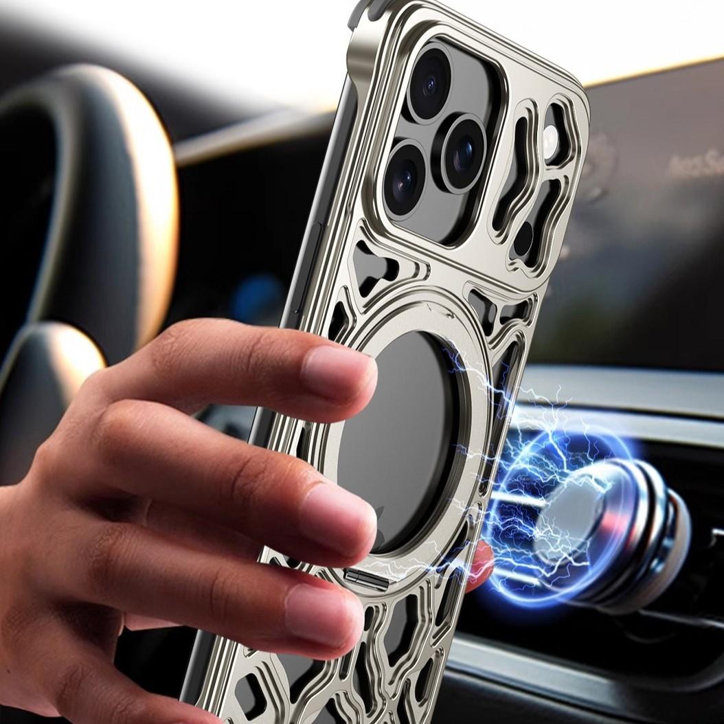 For iPhone 16, 15, 17 Pro Max  - огляд і ціна Phone Stand Aluminum