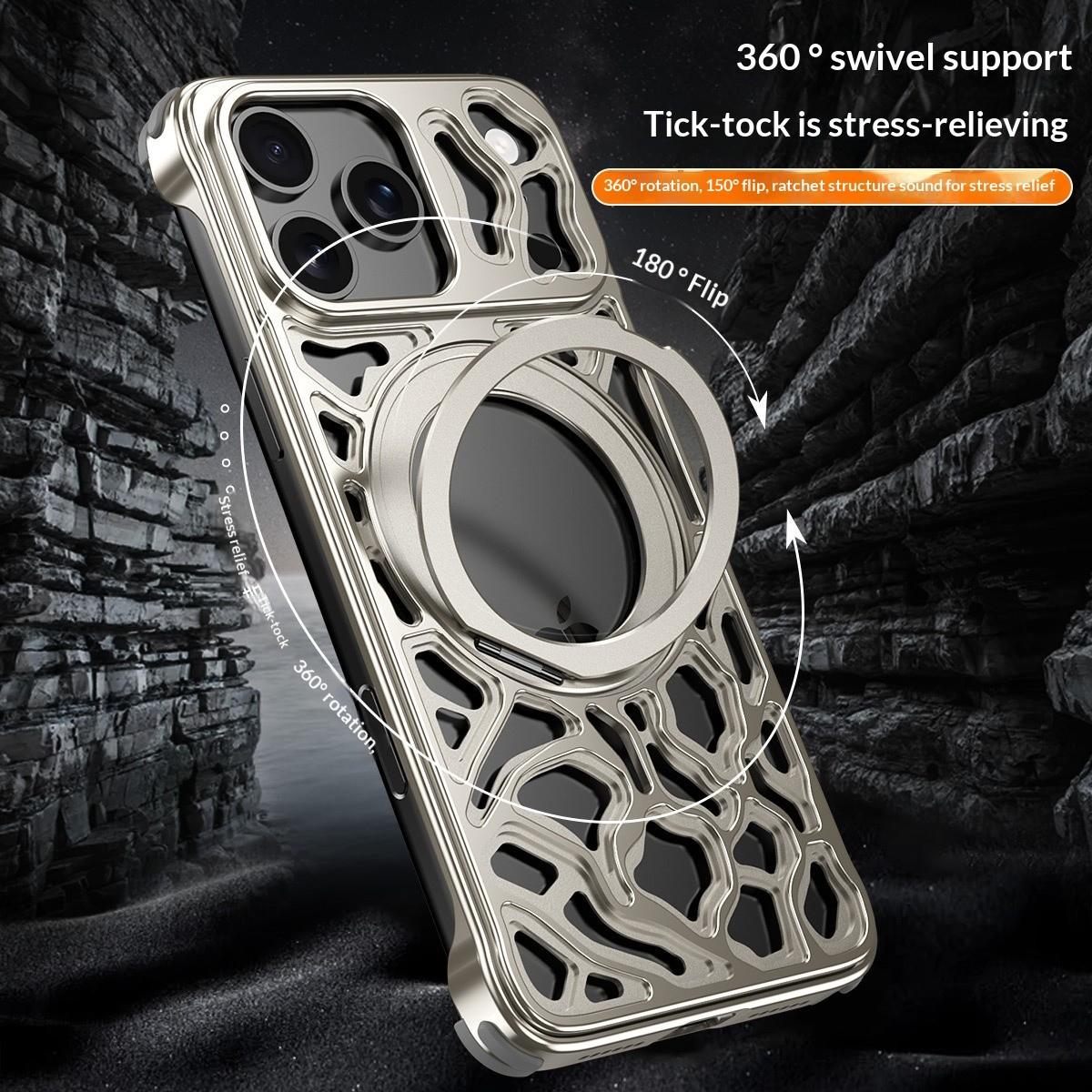 For iPhone 16, 15, 17 Pro Max  - огляд і ціна Phone Stand Aluminum