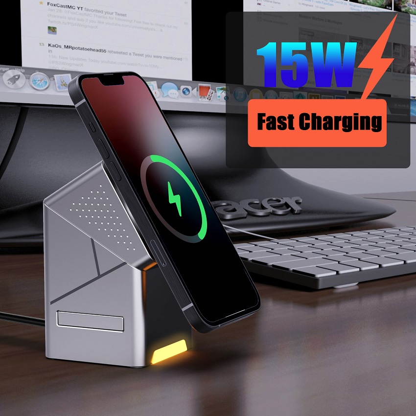 3 in 1 Magnetic Wireless Charg - огляд і ціна Wireless Charger 3 In 1