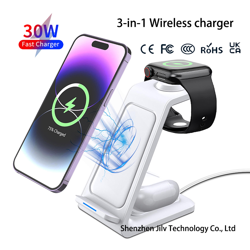 15W 3 in 1 Wireless Charger St - огляд і ціна Wireless Charger 3 In 1
